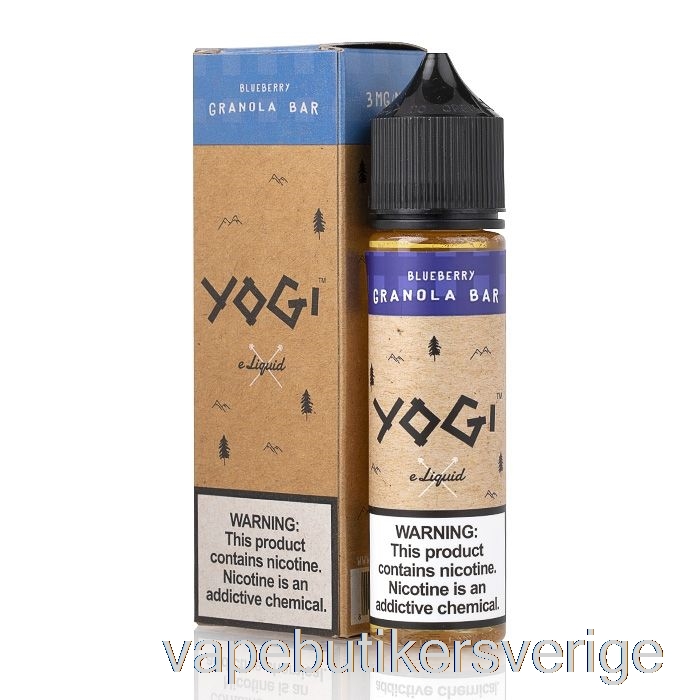 Vape Sverige Blåbär Granola Bar - Yogi E-vätska - 60ml 0mg